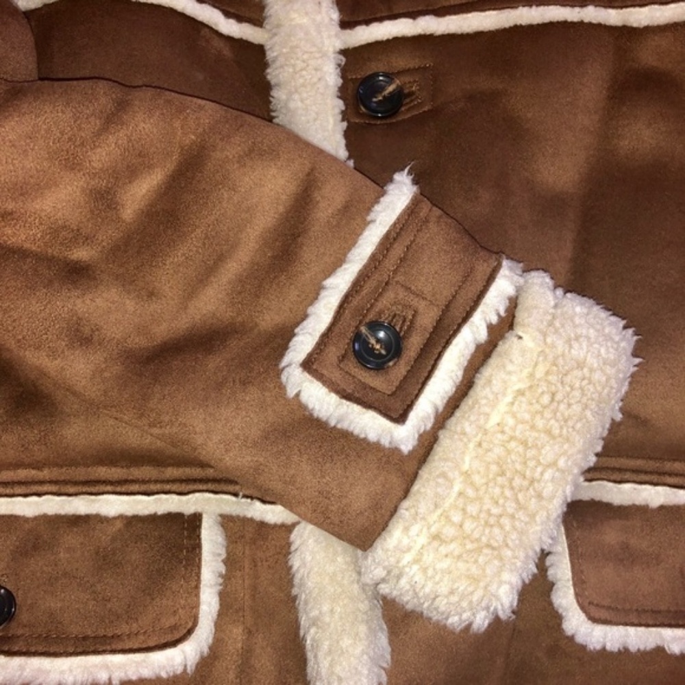 BRAND NEW ZARA Man Shearling Coat - Picture 3 of 6